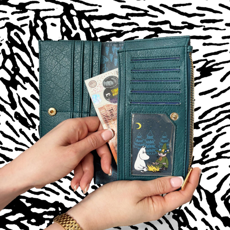 Moomin Blue Forest Wallet