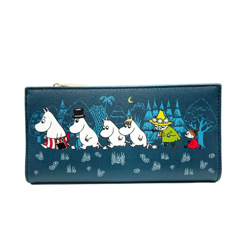 Moomin Blue Forest Wallet