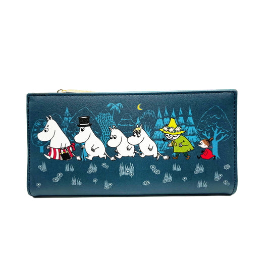 Moomin Blue Forest Wallet
