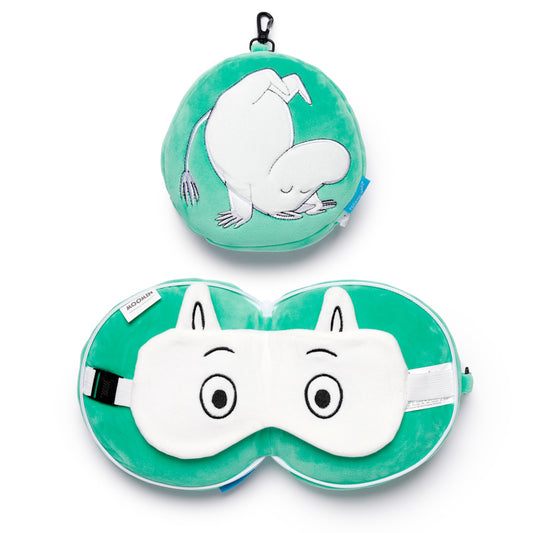 Moomin Travel Pillow and Eyemask