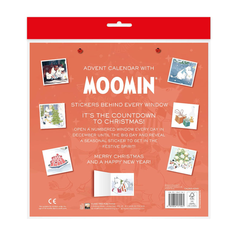 Moomin Sticker Advent Calendar - Decorating The Tree