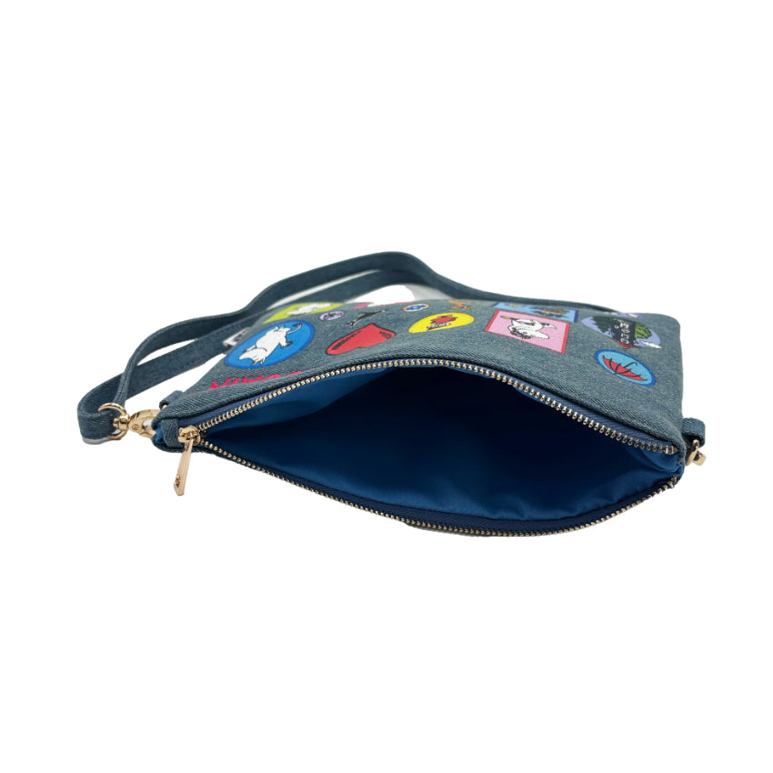 Moomin Denim Clutch Bag