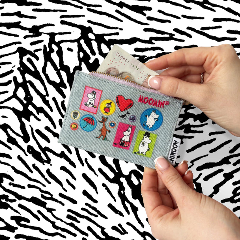 Moomin Denim Zip Purse
