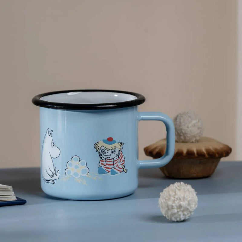 Moomin Enamel Mug - Dreamy Winter (3.7dl)