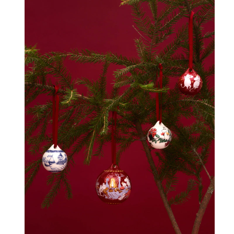 Moomin annual mini bauble set 3 pc, Festive Moments