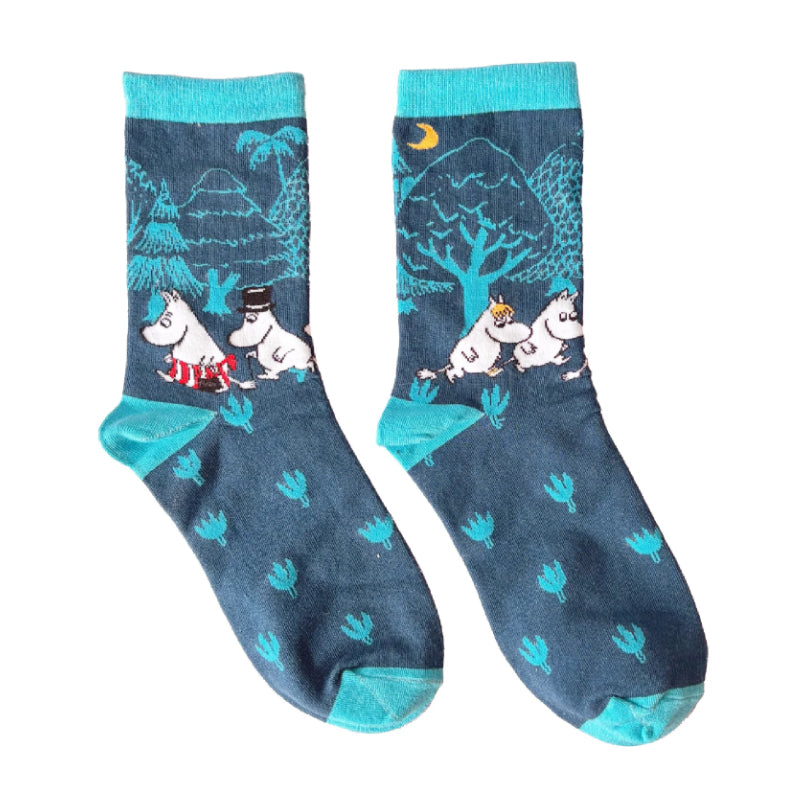 Moomin Socks - Forest Blue