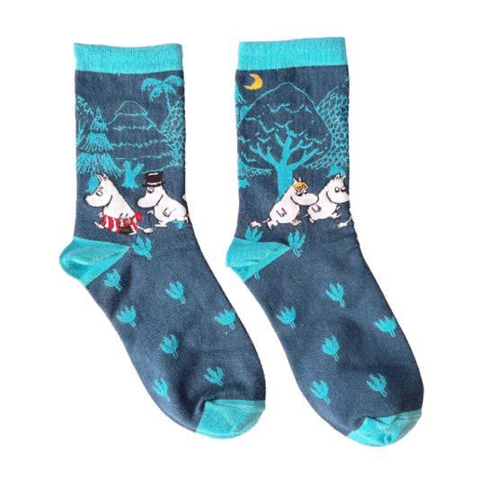 Moomin Socks - Forest Blue