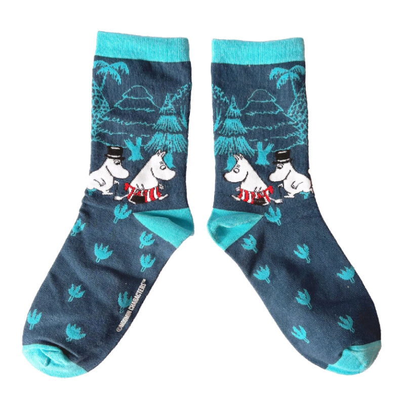 Moomin Socks - Forest Blue