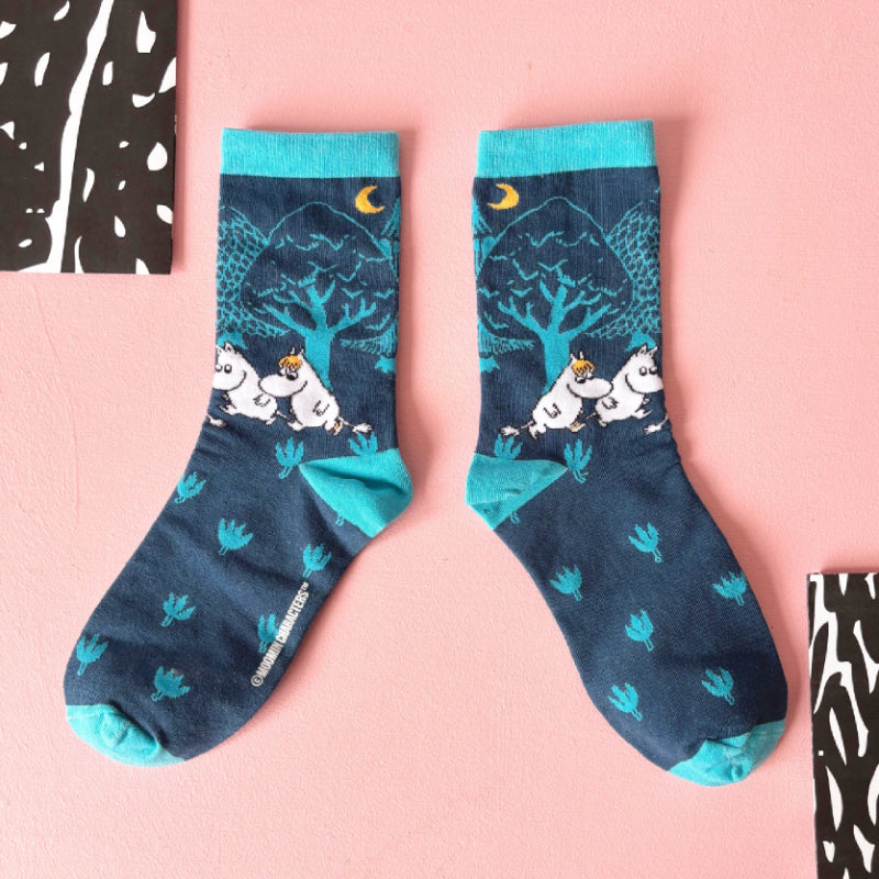 Moomin Socks - Forest Blue