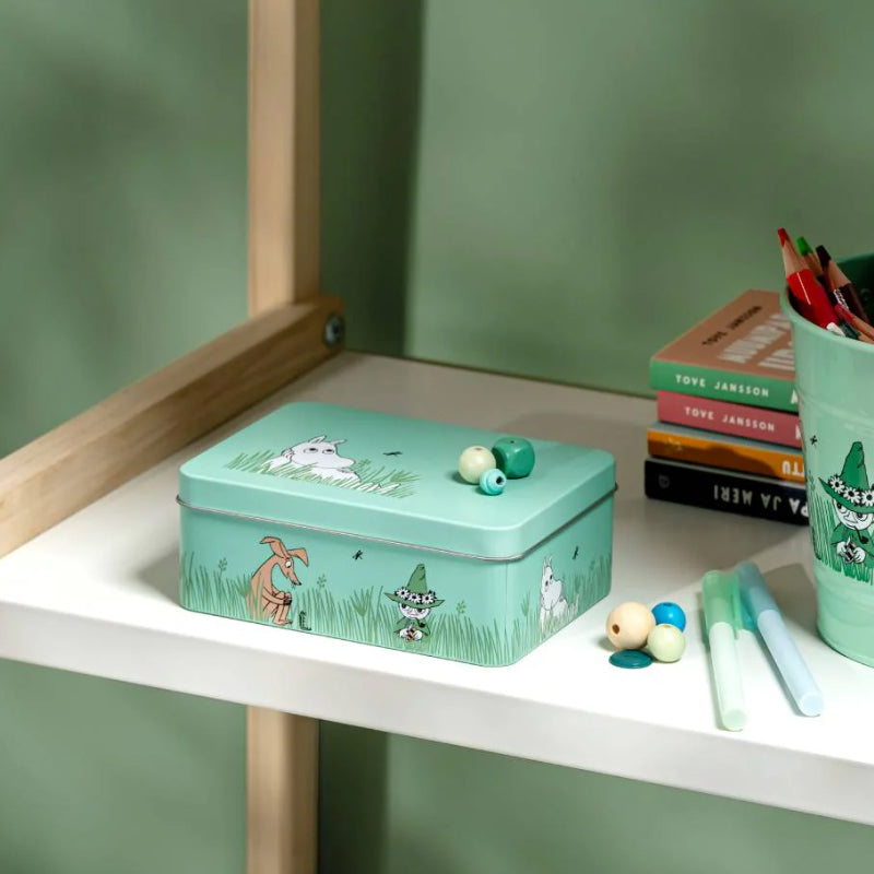 Moomin Tin Box (Boys, Green)
