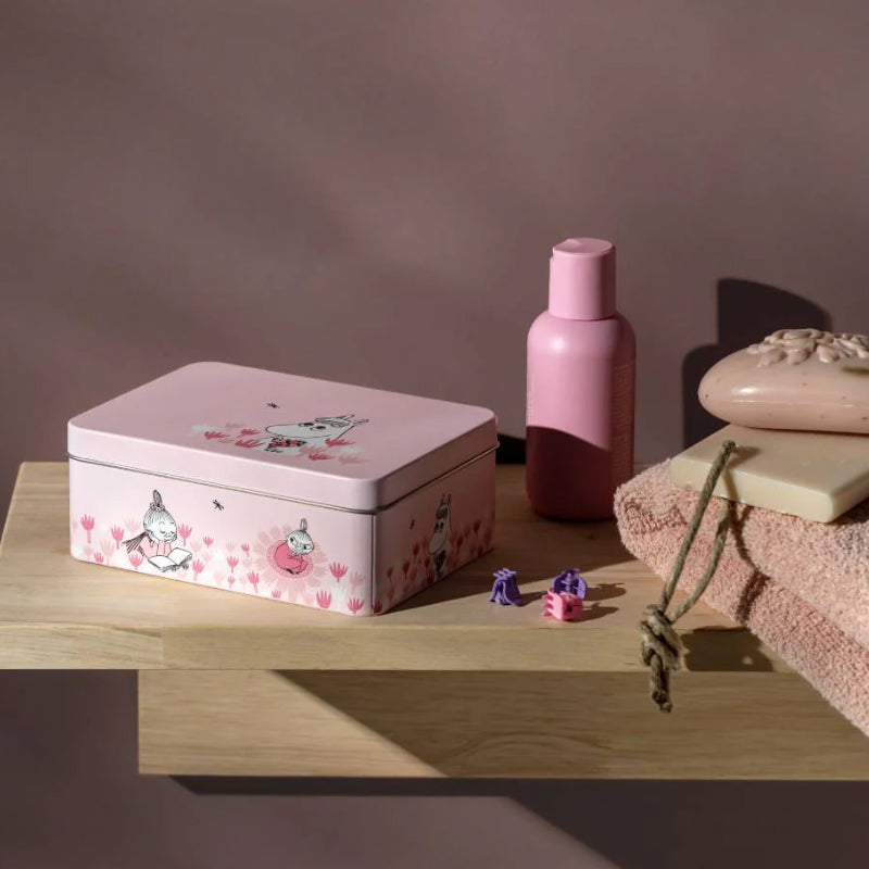 Moomin Tin Box (Girls, Pink)