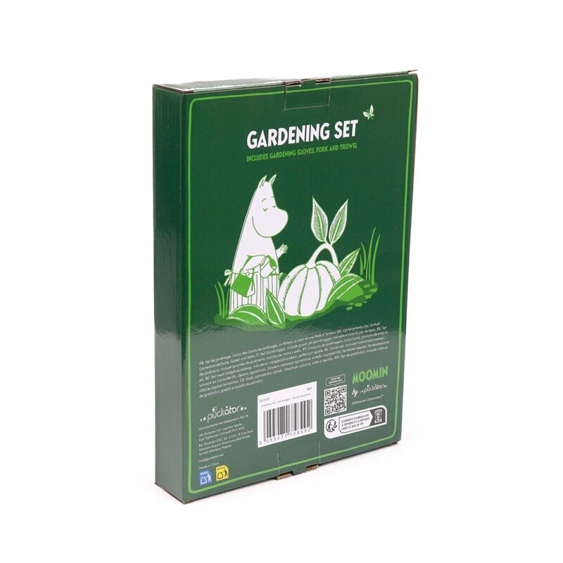 Moomin Trowel, Fork & Gloves Gardening Gift Set