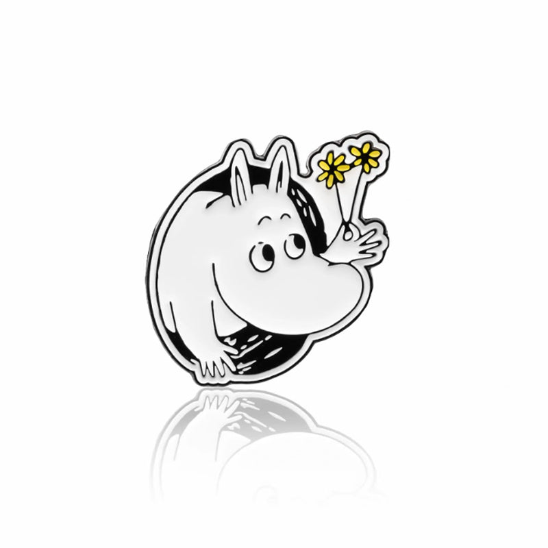 Moomin Enamel Pin Badge - Giving Flower