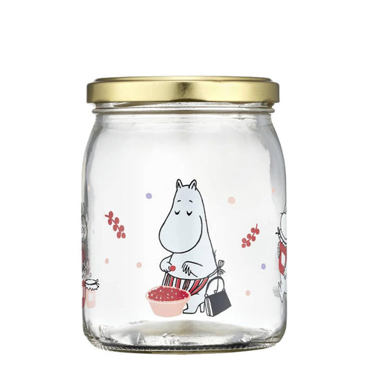 Moomin Glass Jar - Berries (0.5L)