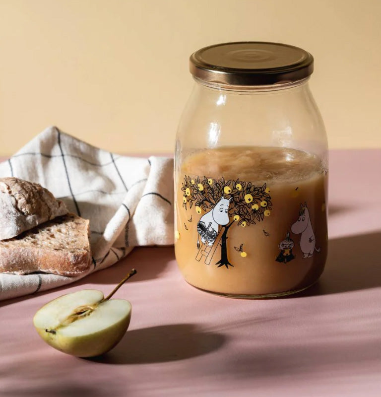 Moomin Glass Jar - Apples (1L)