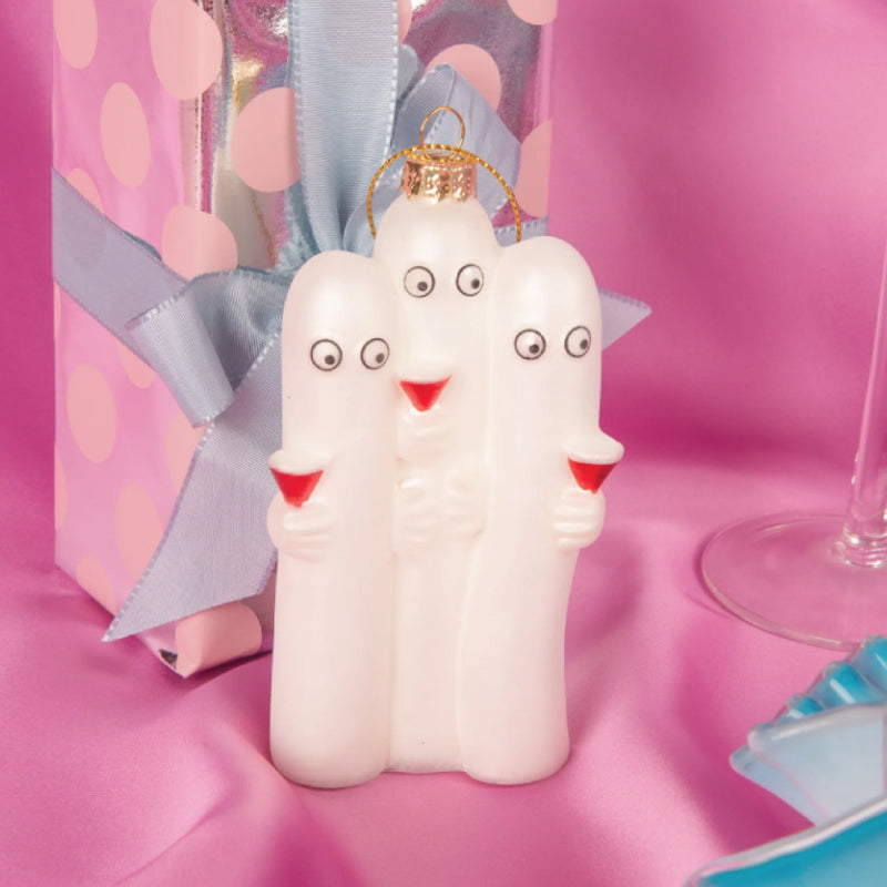 Moomin Glass Ornament - Hattifatteners