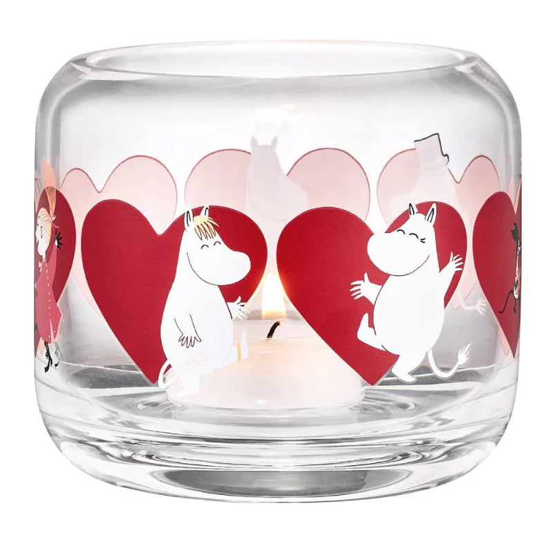 Moomin Heart Candle Holder (8cm)