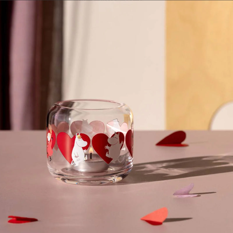 Moomin Heart Candle Holder (8cm)