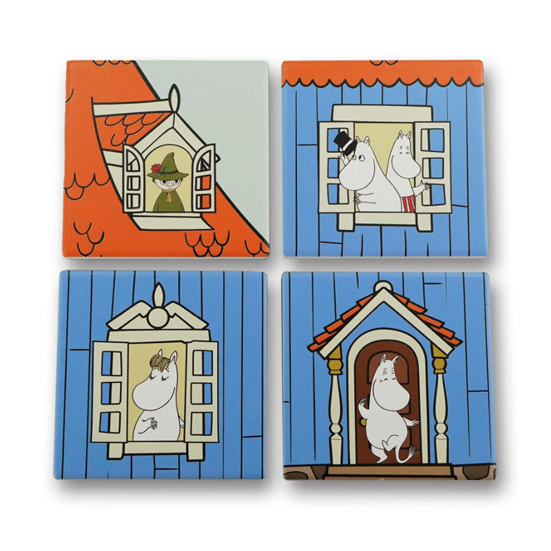 Moominhouse Coaster Set