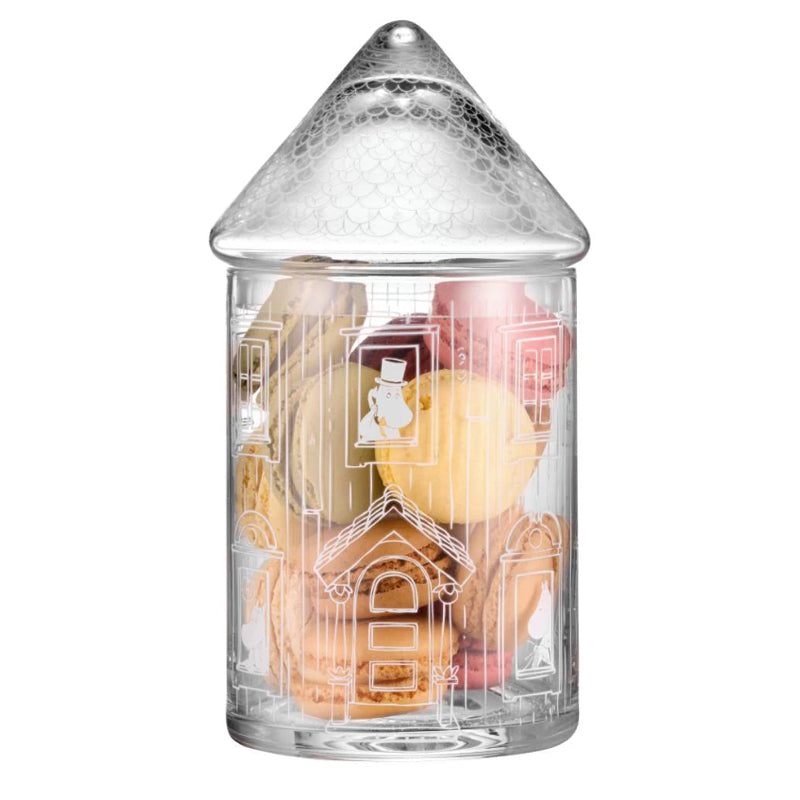 Moomin Glass Jar 18.5 cm Moominhouse