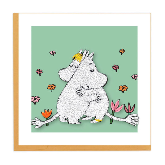 Moomin Quilling Card - Hug