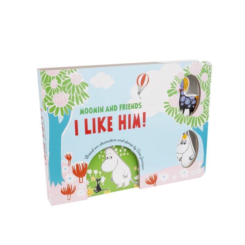 Moomin & Friends Book- I like him (ENG)