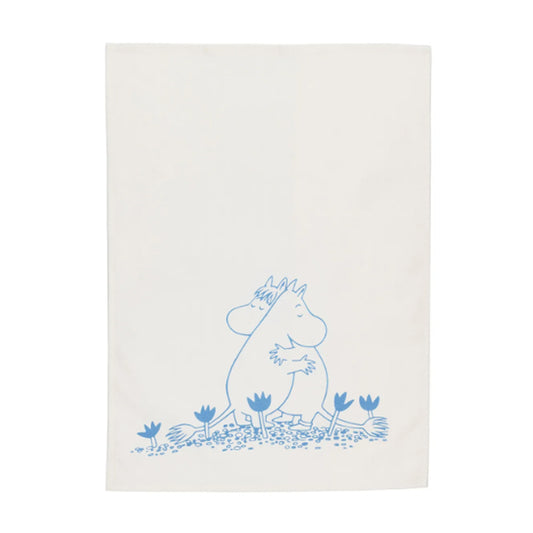 Moomin Kitchen Towel- Love, Blue