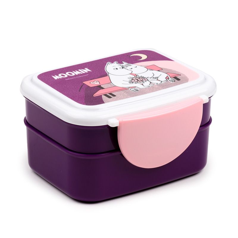 Moomin Stacked Bento Box - Purple
