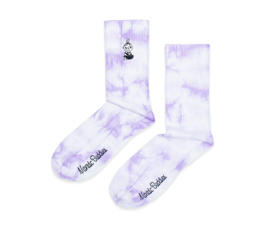 Moomin Tiedye Ladies Socks - Little My Sitting