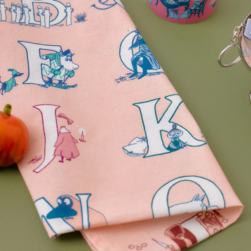 Moomin Kitchen Towel  - Alphabets, 2-Set