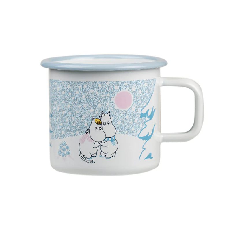 Moomin Enamel Mug - Let It Snow (3.7dl)