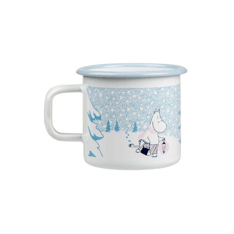 Moomin Enamel Mug - Let It Snow (3.7dl)