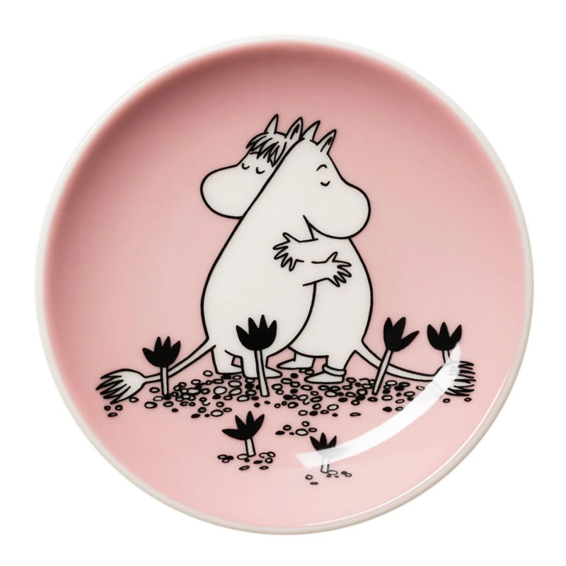 Moomin Love 30 Mini Plate Box Pink (10.5cm)