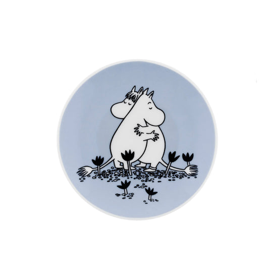 Moomin Mini Plate - Love, Blue