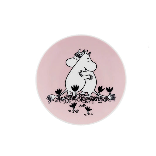 Moomin Mini Plate - Love, Pink