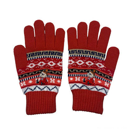 Moomin Fair Isle Gloves - Little My