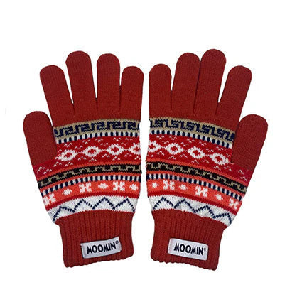 Moomin Fair Isle Gloves - Little My