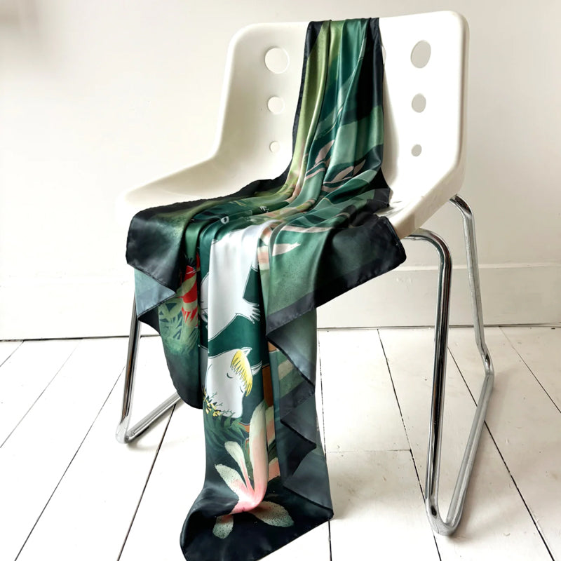Moomin Square Scarf - Forest