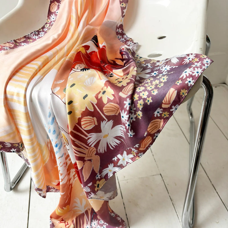 Moomin Square Scarf - Sunset
