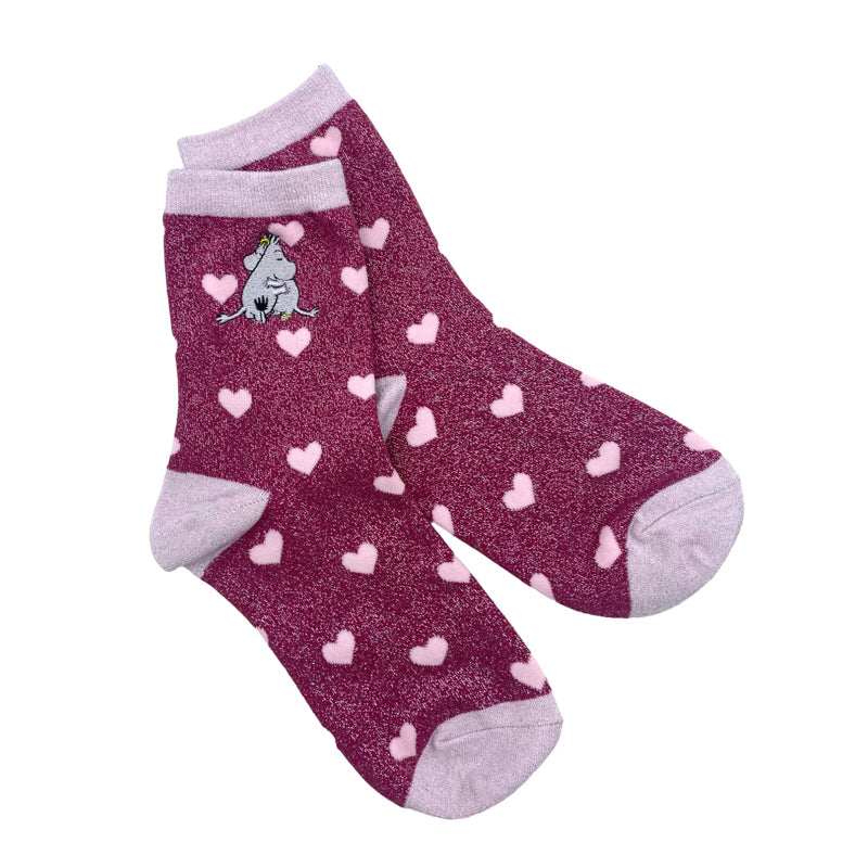 Moomin Ladies Socks - Love Glitter