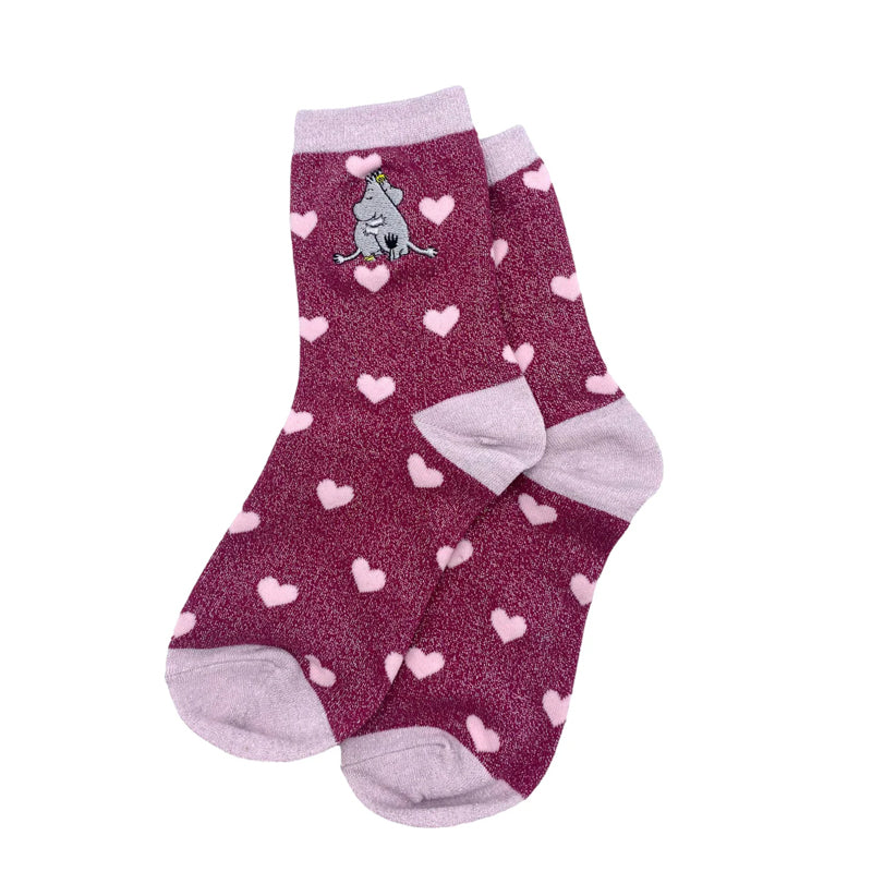 Moomin Ladies Socks - Love Glitter