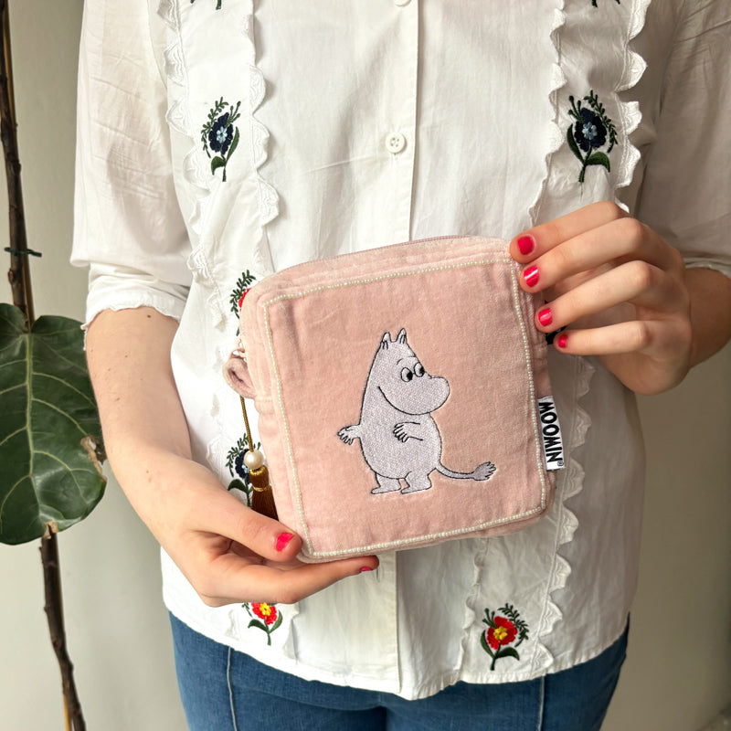 Moomin Love Velvet Make Up Bag