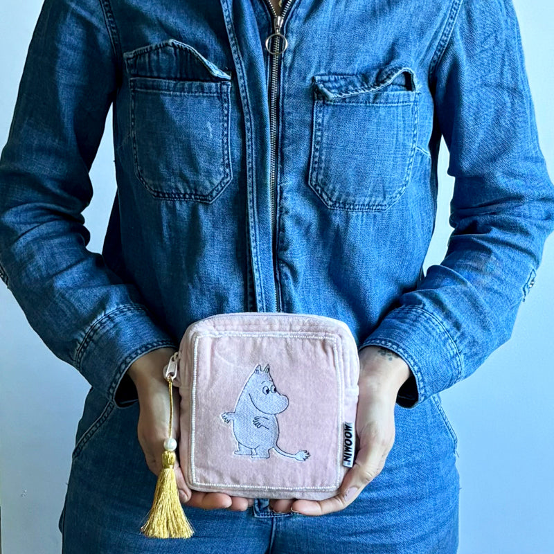 Moomin Love Velvet Make Up Bag