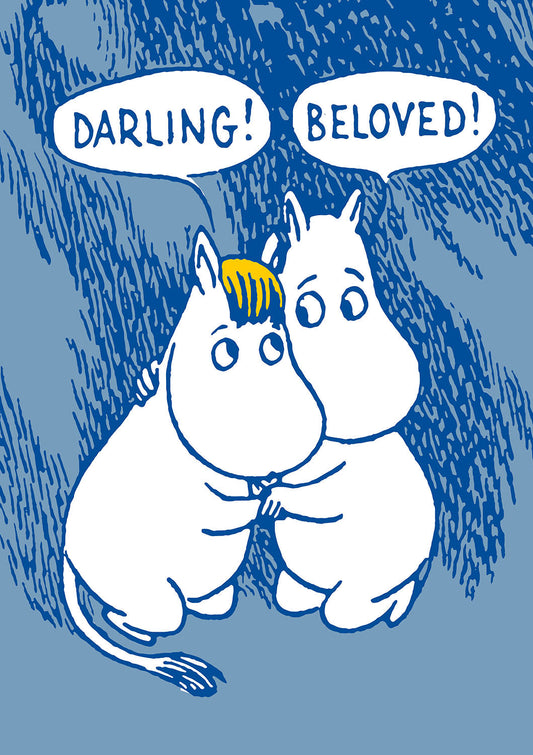 Moomin Greeting Card - Darling, Beloved
