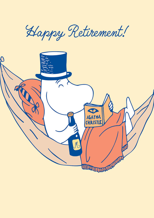 Moomin Greeting Card - Retirement, Pappa