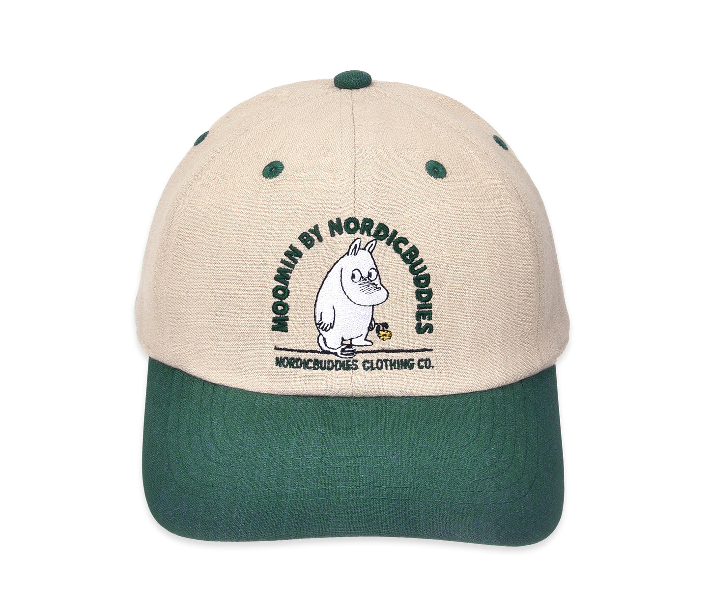 Moomin Baller Dad Cap - Moomintroll Flowers