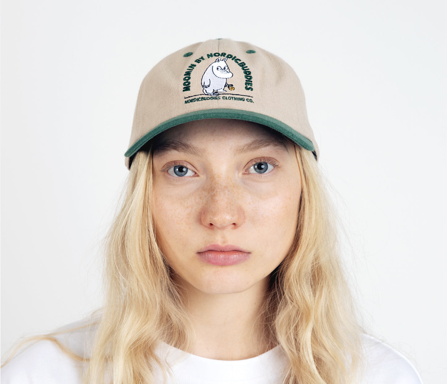 Moomin Baller Dad Cap - Moomintroll Flowers