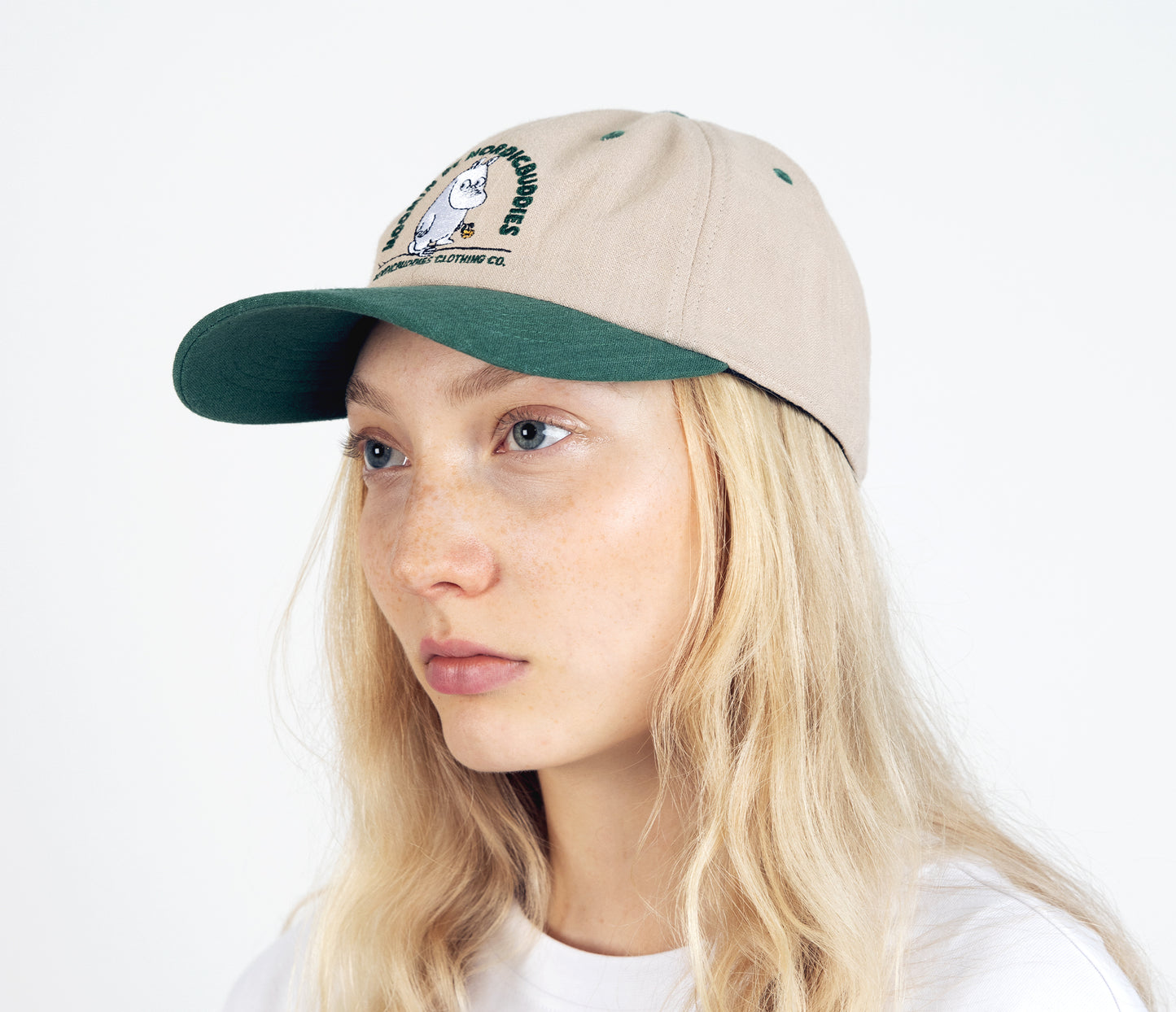 Moomin Baller Dad Cap - Moomintroll Flowers