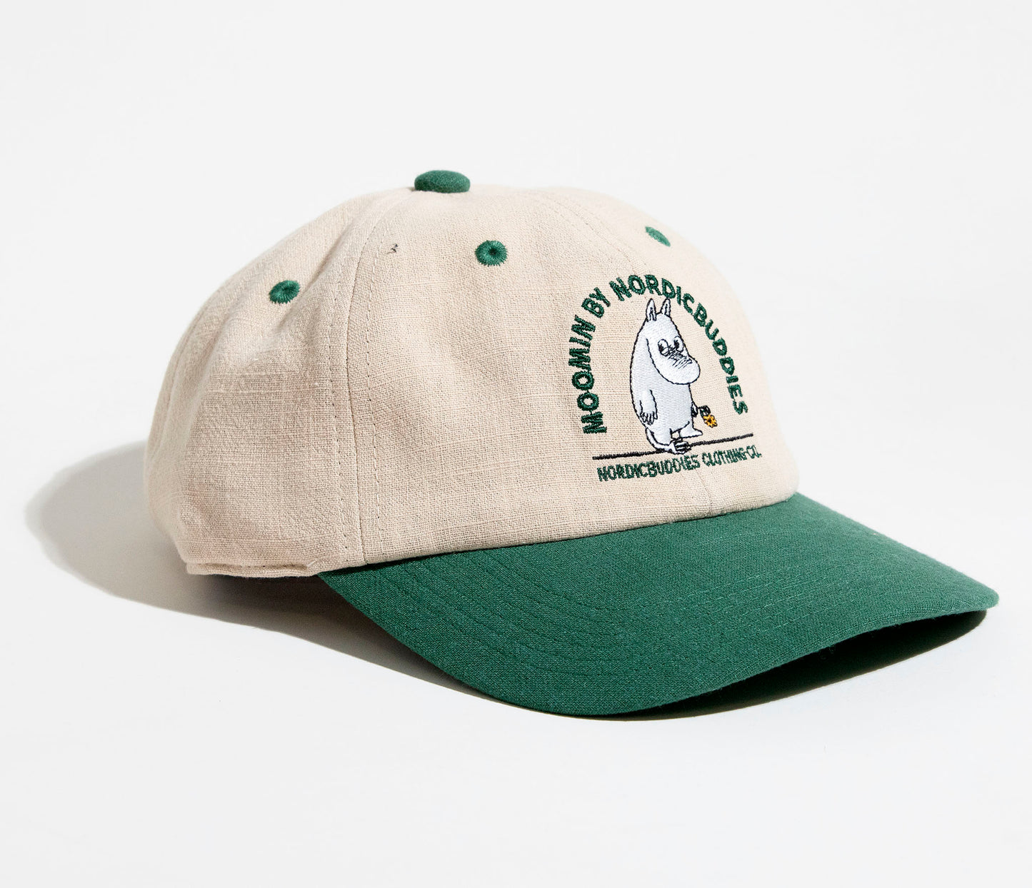 Moomin Baller Dad Cap - Moomintroll Flowers