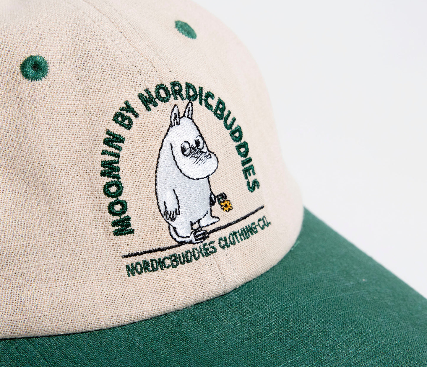 Moomin Baller Dad Cap - Moomintroll Flowers